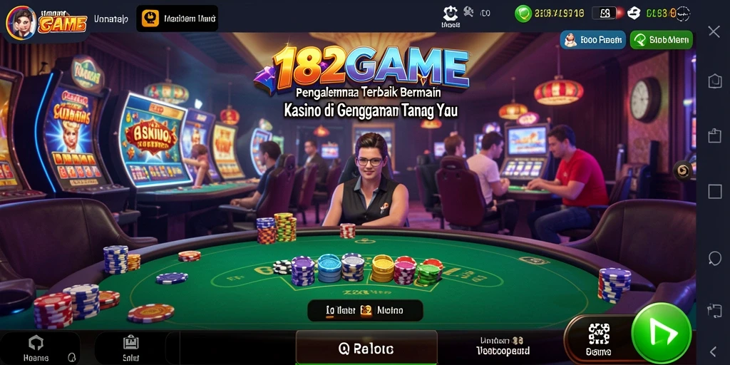 Screenshot dari gameplay Kasino yang menarik dan mengasyikkan.