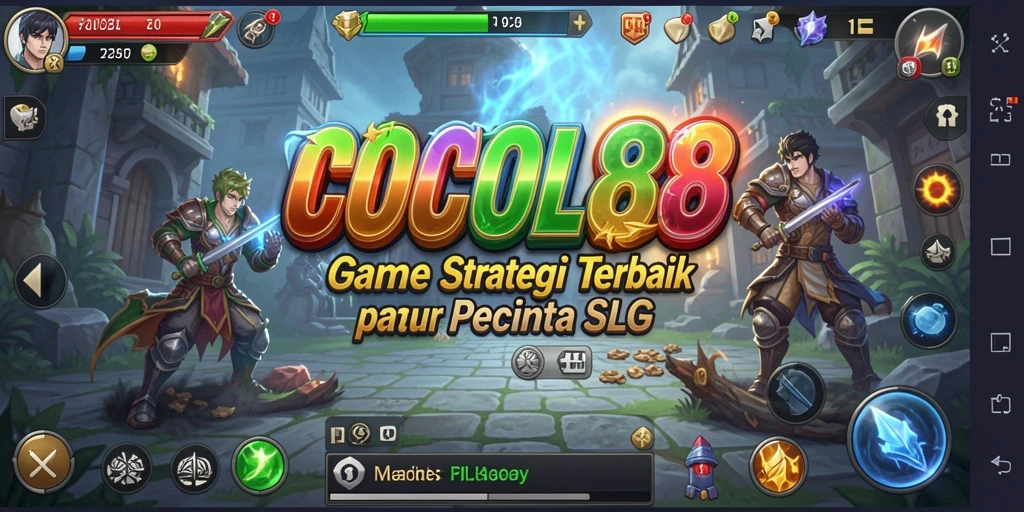 Tampilan gameplay COCOL88 yang menawan dengan strategi berbasis SLG.