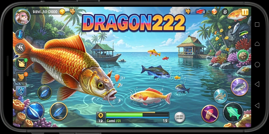 Gameplay menarik dalam Tembak Ikan yang seru dan penuh warna.