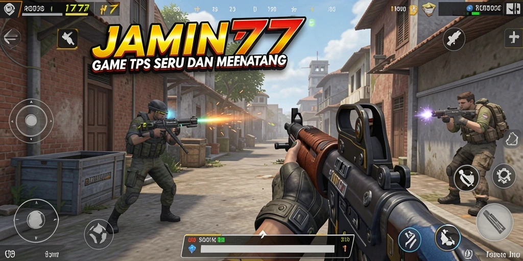Screenshot gameplay JAMIN777 yang menampilkan aksi tembak-menembak seru.