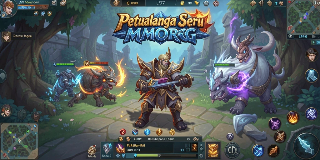 Tampilan gameplay L777 yang memukau dalam dunia MMORPG.