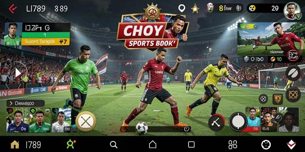 Tampilan gameplay Sportsbook yang menarik dan interaktif.