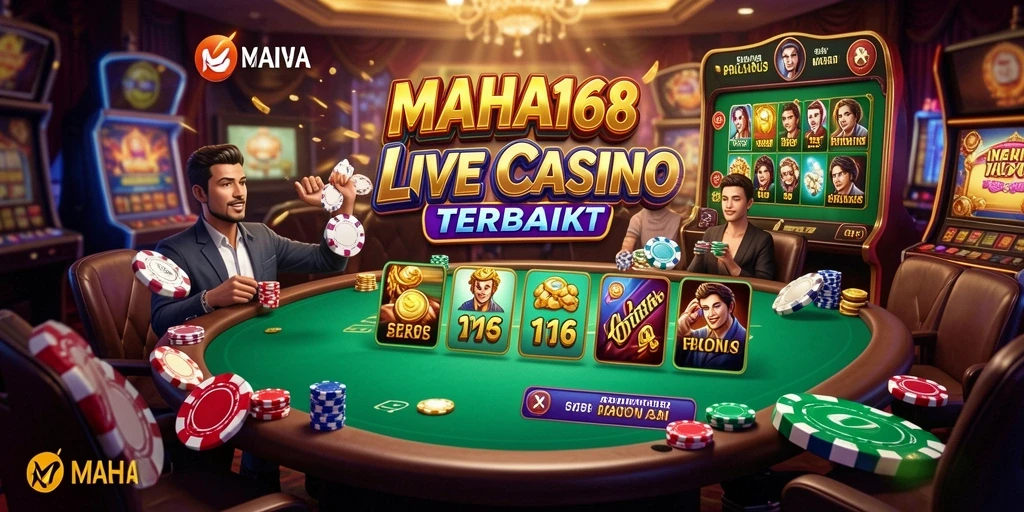 Tampilan gameplay Live Casino yang mengasyikkan di MAHA168.