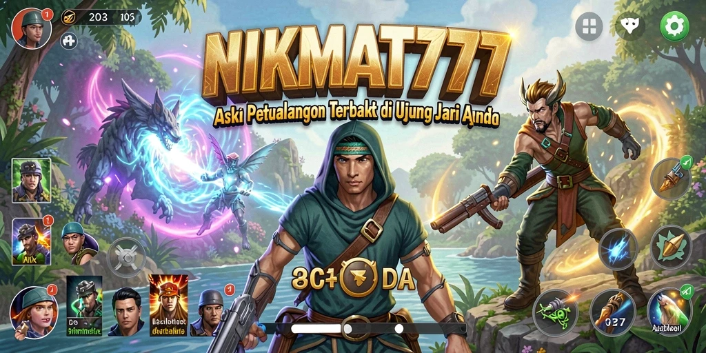 Gameplay seru NIKMAT777 dalam aksi penuh adrenalin.