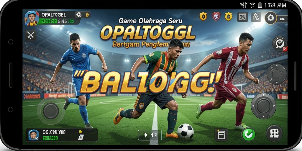 Tampilan gameplay seru dari OPALTOGEL dengan berbagai kategori olahraga.