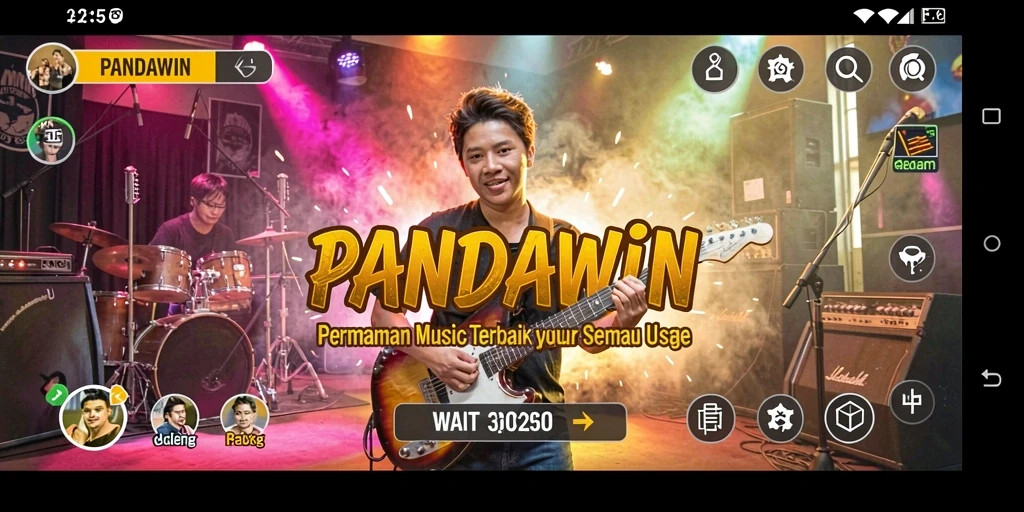 Tangkapan layar gameplay PANDAWIN yang menarik dan interaktif.