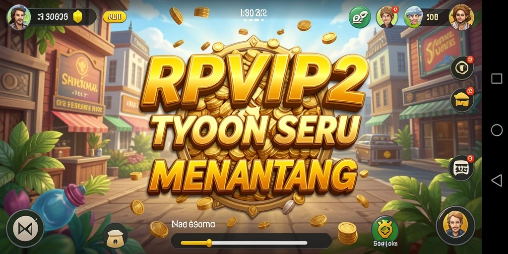 Tampilan screenshot menunjukkan gameplay seru dari RPVIP2.