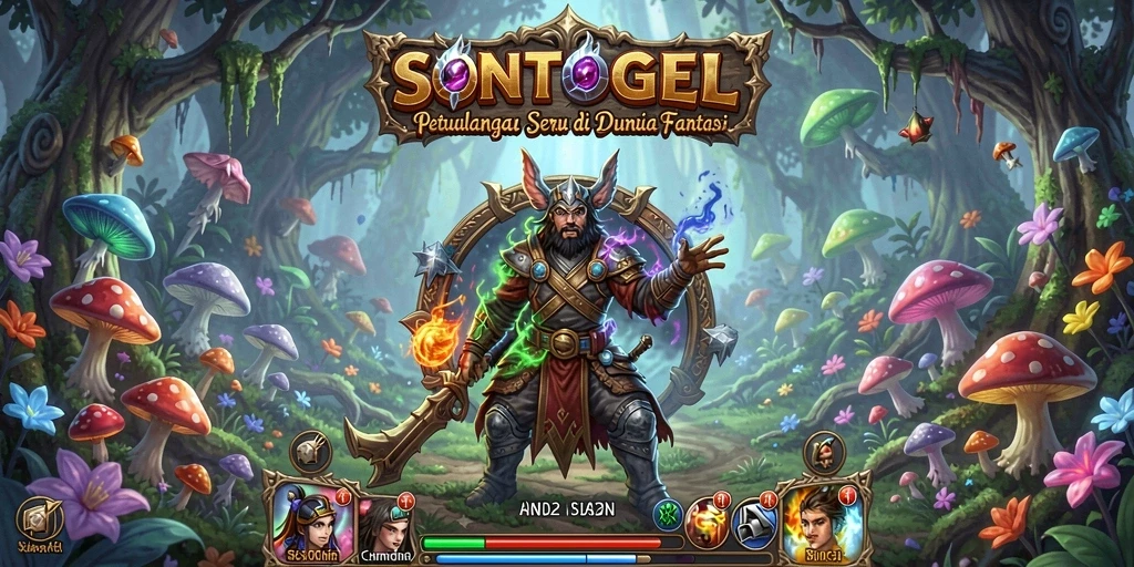 Screenshot gameplay SONTOGEL menampilkan aksi petualangan yang mendebarkan.