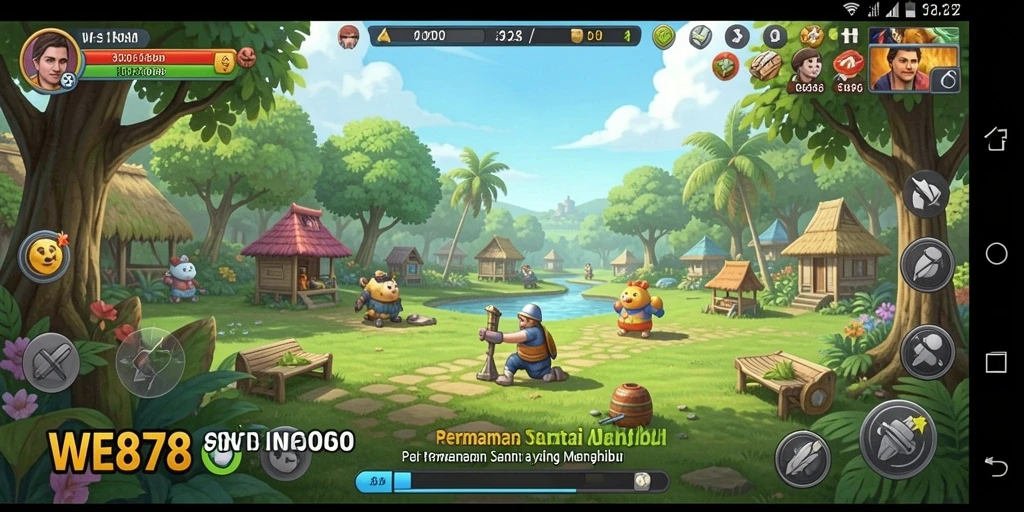 Screenshot utama WE878 menunjukkan gameplay yang menyenangkan dan mengasyikkan.